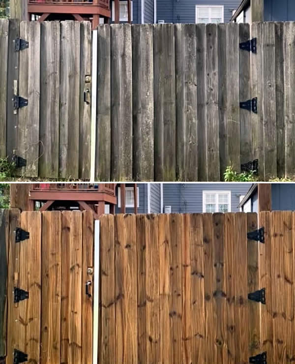 Baltimore Wood Fence Cleaning Services